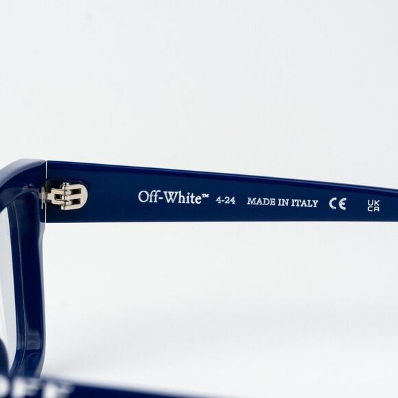 Off-White STYLE 7H Women Eyeglasses Blue Square OERJ07H STYLE 7H 4500 main image 8